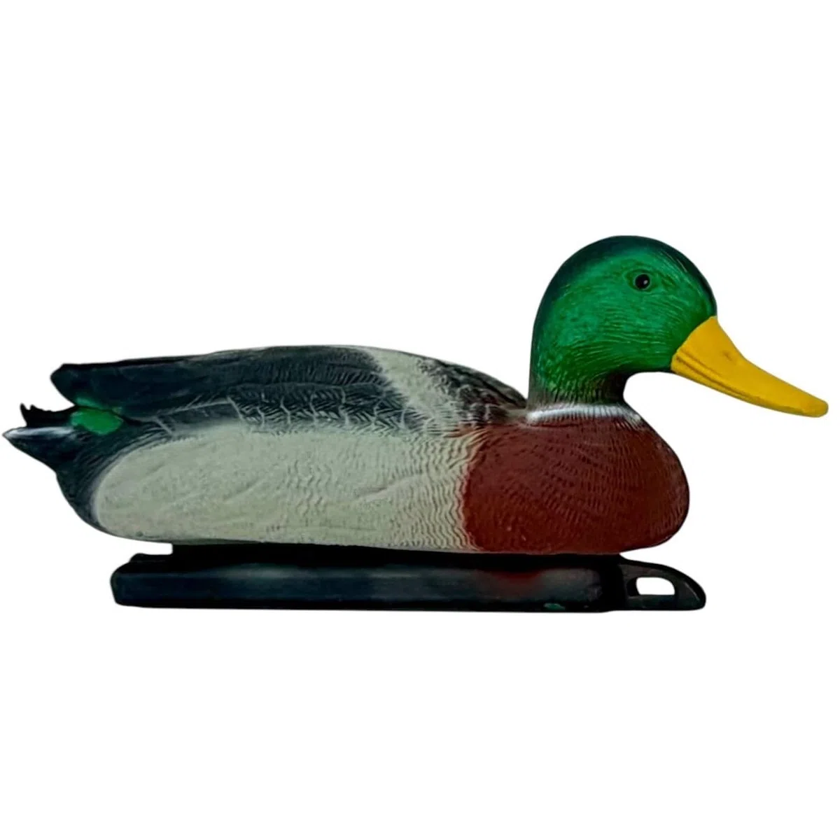Pato para Estanque Flotante de Plástico Impermeable, Adorno de jardín Señuelo de Caza (1 Pato Artificial Multicolor)