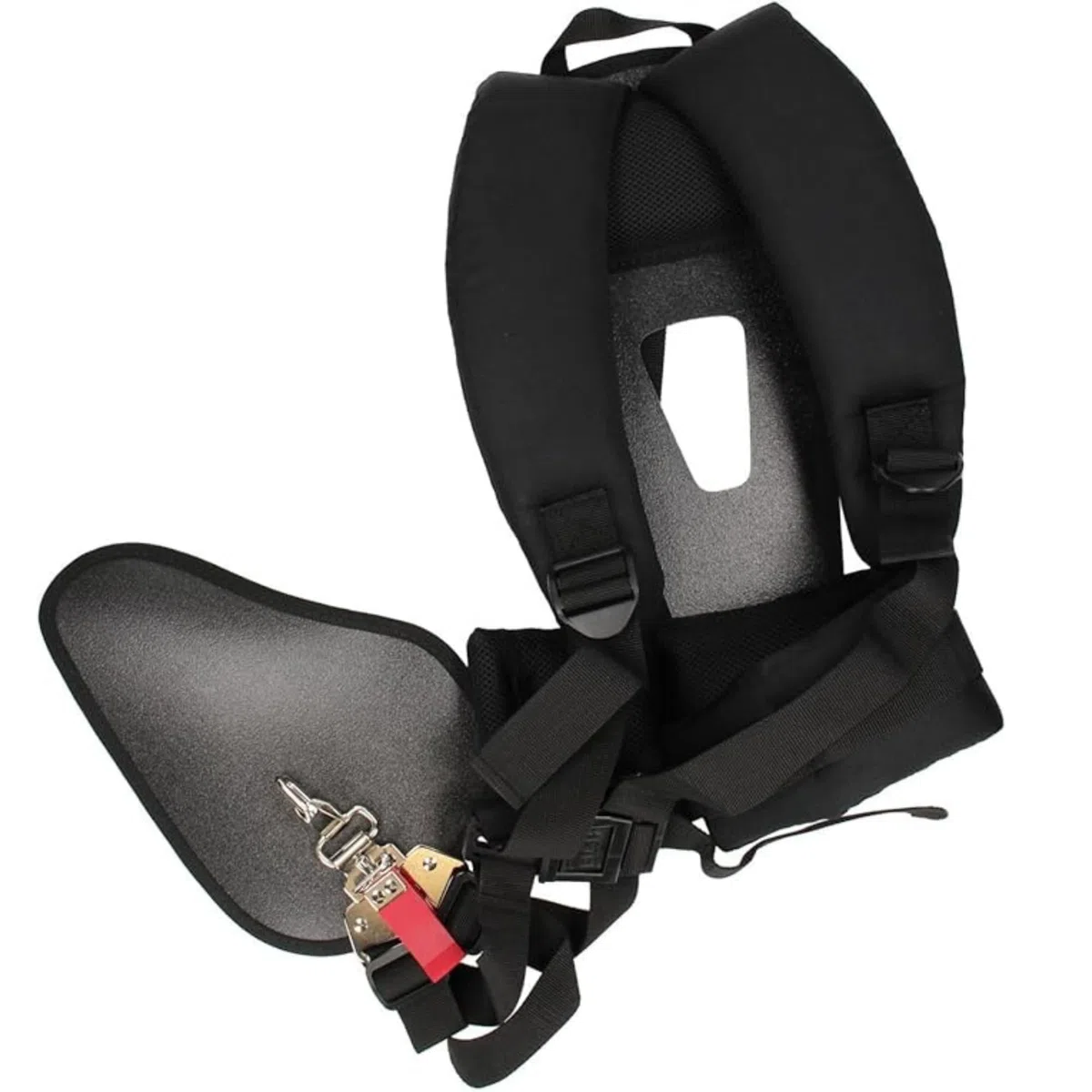 Synergy Arnés Triple para Desbrozadora – Ergonómico, Ajustable y Reforzado – Distribución de Peso Equilibrada – Compatible con Todas Las Marcas