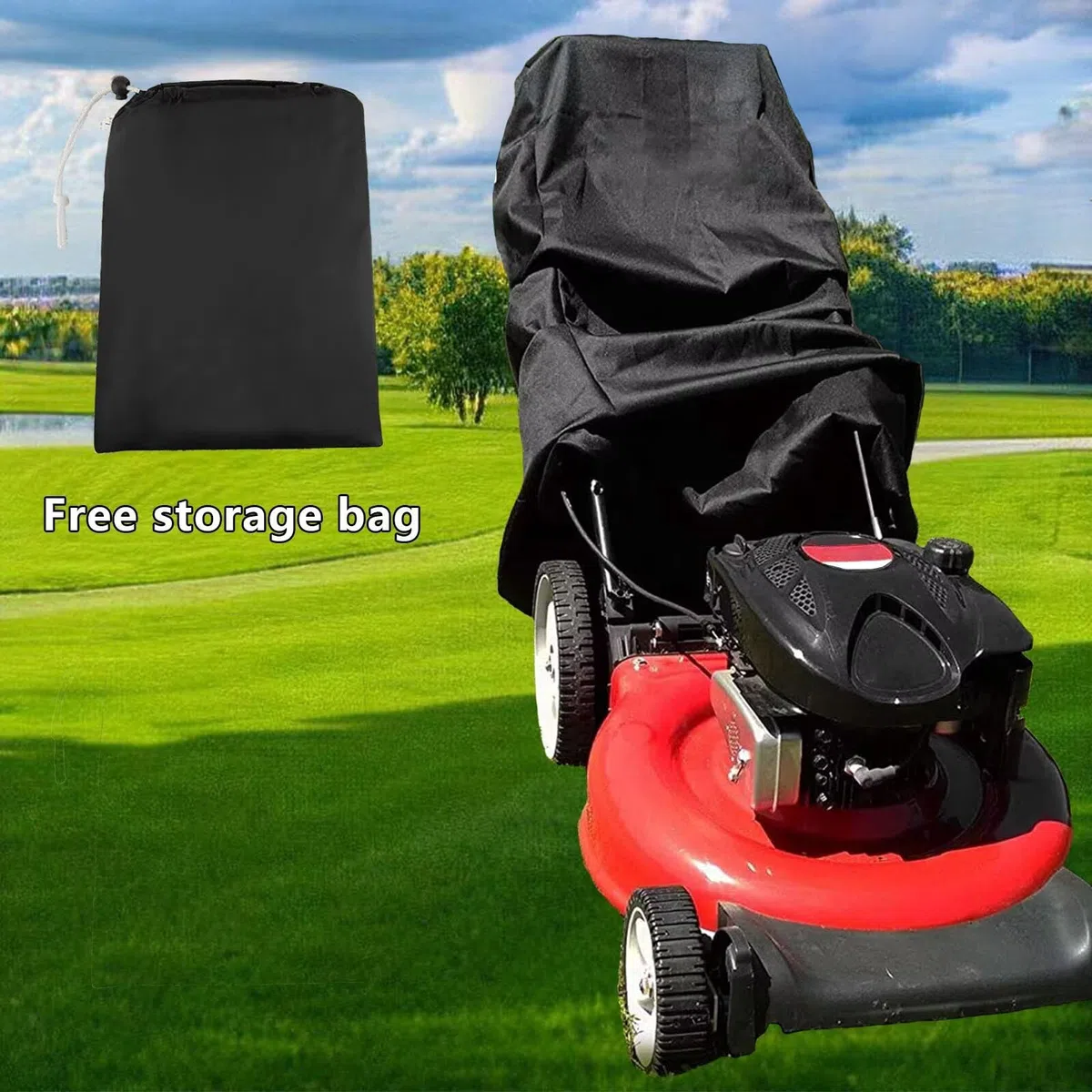 Funda para cortacésped compatible con Husqvarna LC151 ,impermeable y resistente al sol, apta para uso interior y exterior durante todo el año