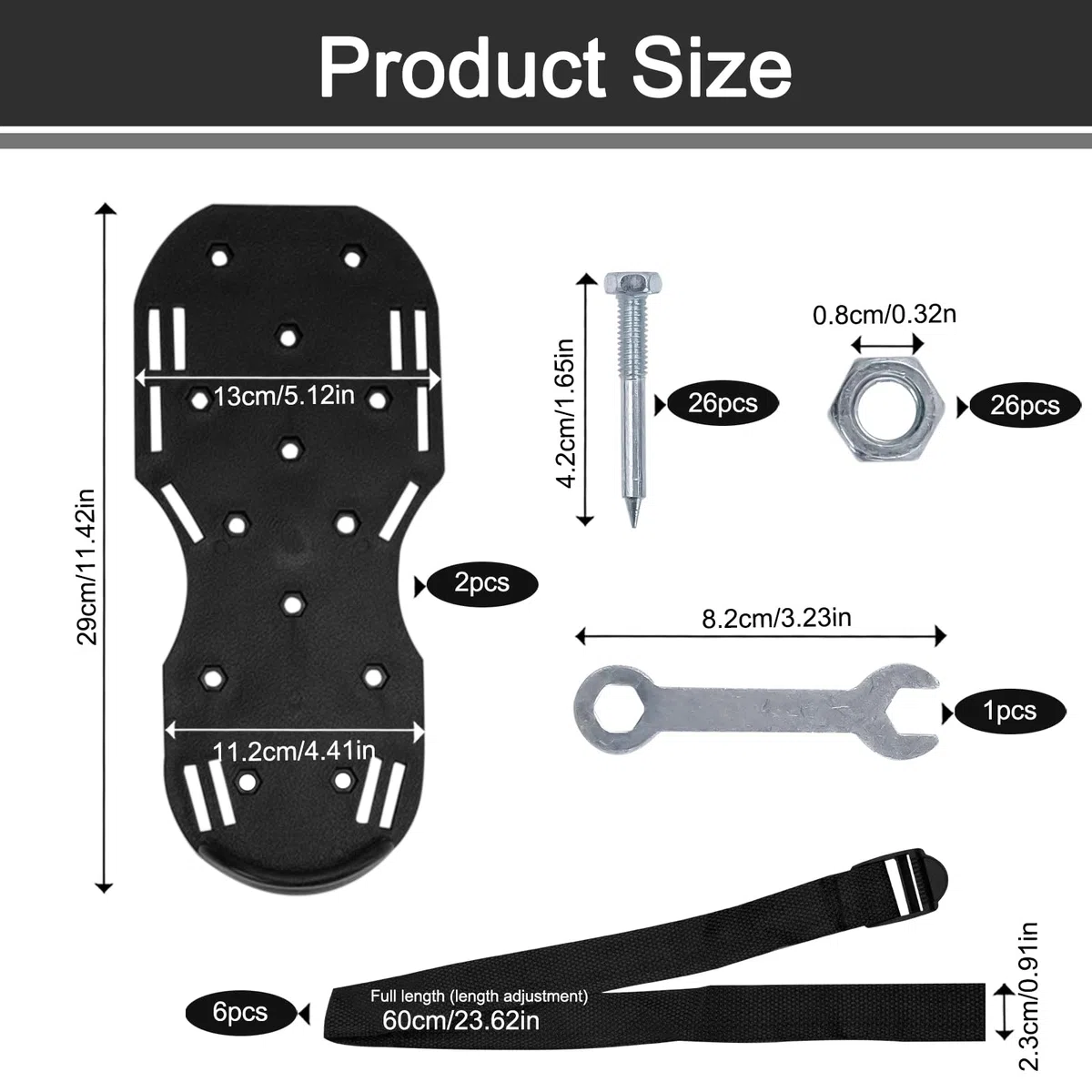 Zapatos aireadores de césped con correas dobles en el empeine, sandalias de aireación con pinchos resistentes, aireación eficaz, tamaño universal, premontadas para césped, patio, jardín