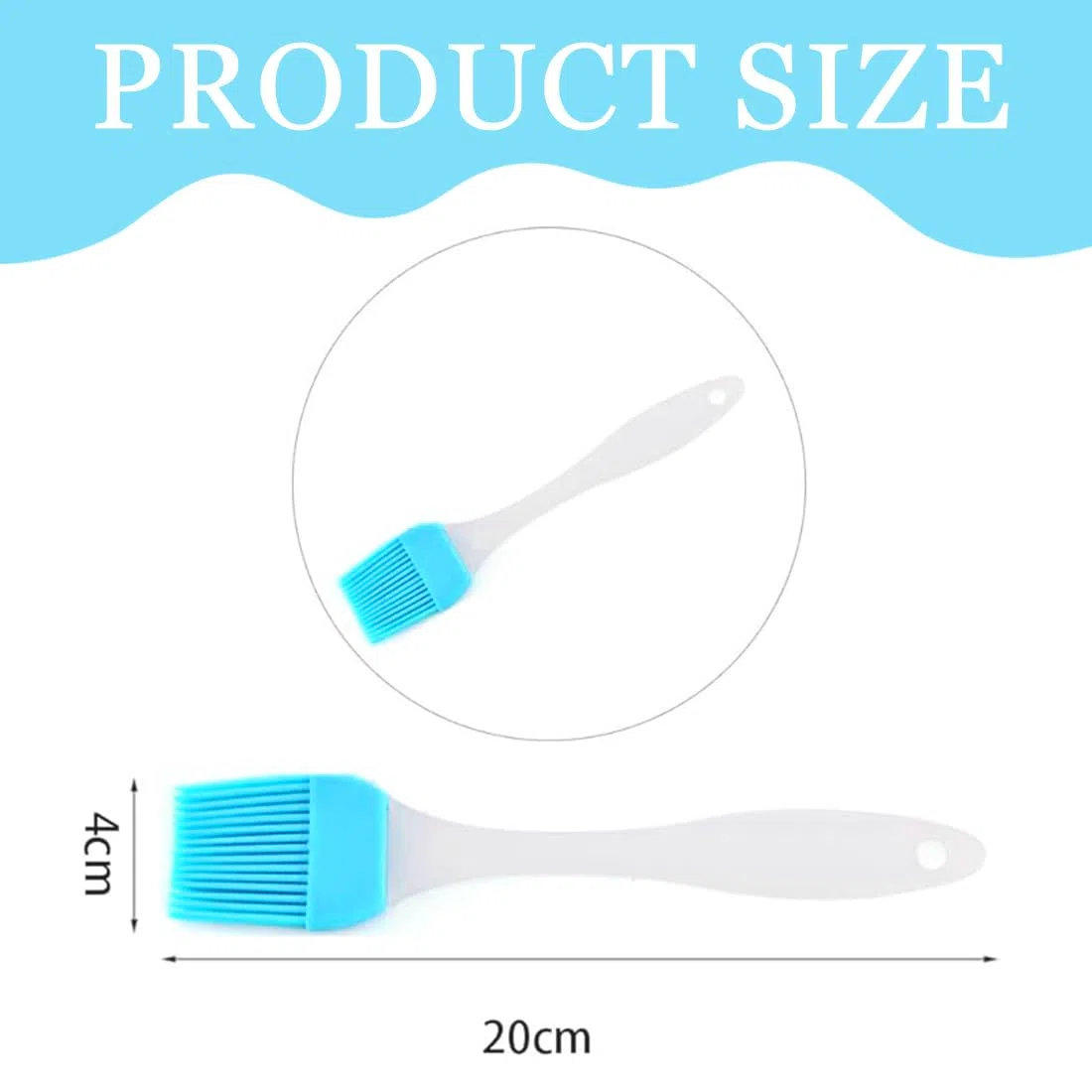 Brocha Cocina,Pincel Silicona Cocina Juego De 3 Piezas,Pincel Cocina, BBQ Pincel,Resistente a Altas Temperaturas Pinceles de Silicone Traje para Barbacoas,Repostería,Revolver Alimentos,Baking Cooking