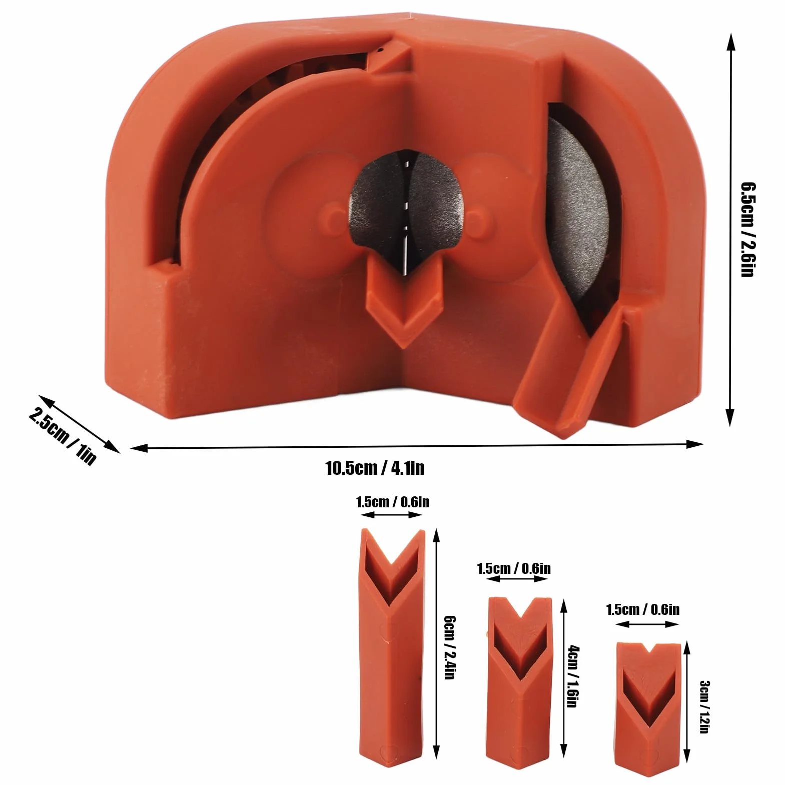 Mumusuki Afilador de Brocas para Taladro Eléctrico, Amoladora de Taladro Portátil para Todas las Brocas, Afila en 5 Segundos, Afilador Multifuncional