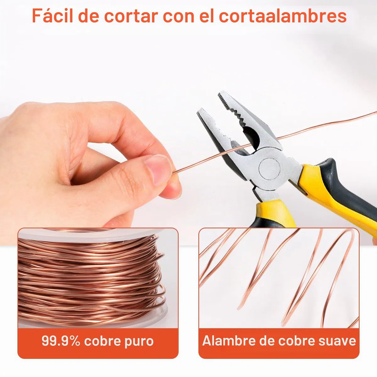 Antena de electrocultivo, alambre de cobre puro 99.9%, calibre 16, 65 pies para jardinería y crecimiento de plantas