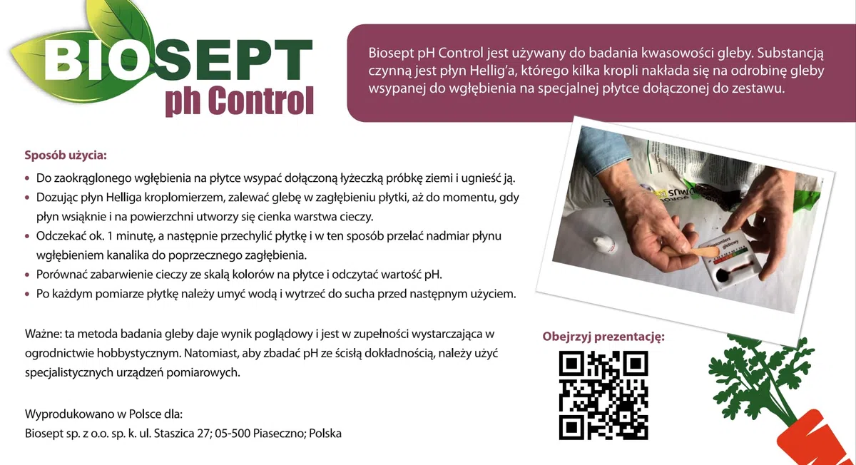 control ph - medidor de ácido del suelo