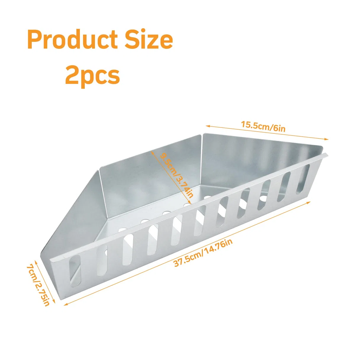 Cesta de carbón para barbacoa Weber - Accesorio BBQ para parrillas de bola de 57 cm - Cestas de carbón y bandeja de carbón - Compatible con las parrillas de carbón Weber 7403 y One-Touch