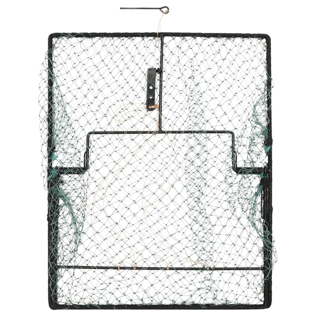 vidaXL Trampa para Pájaros, Red de Captura para Aves Vivas, Protección para Cultivos, Trampa Humanitaria para Animales, Acero Verde