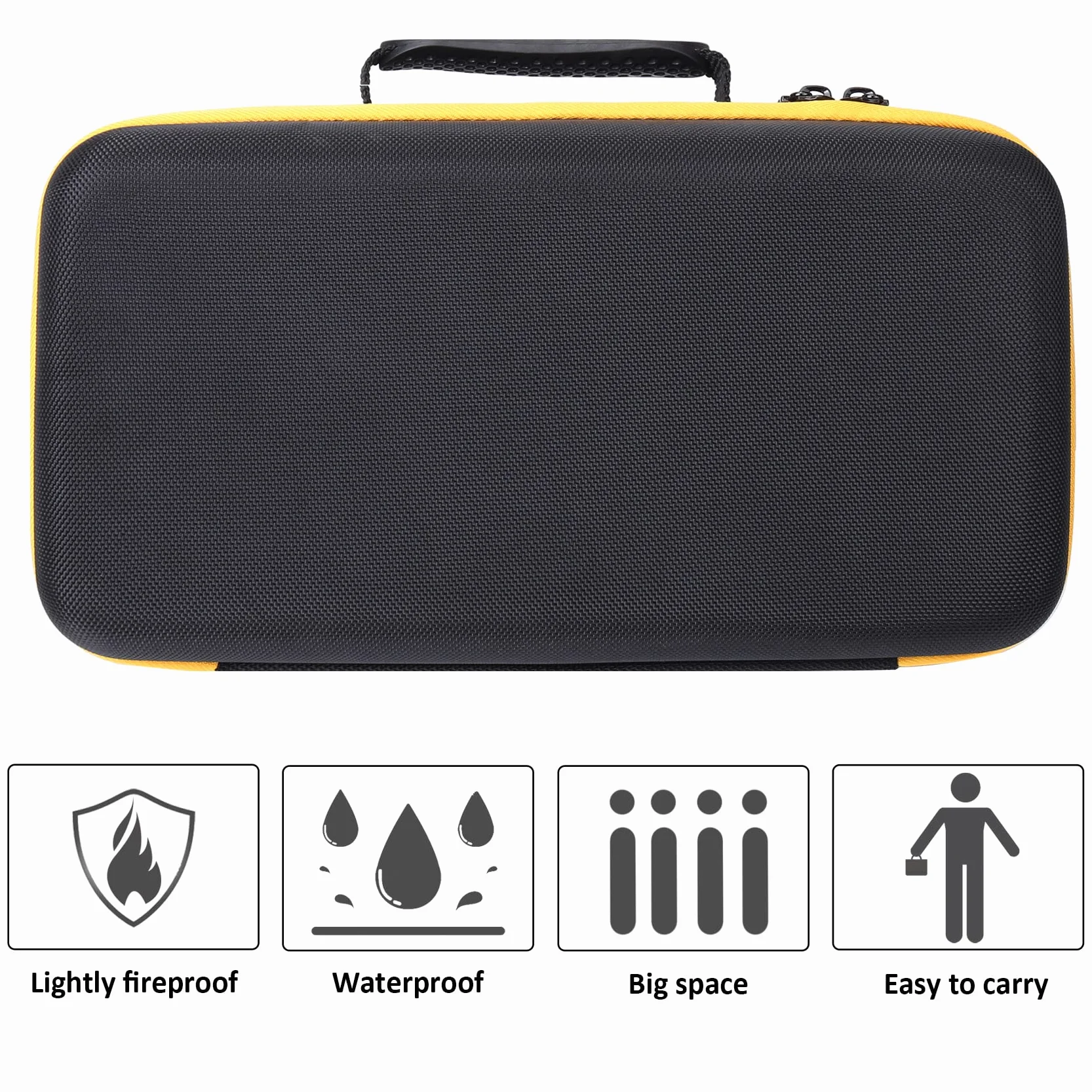 Khanka Estuche rígido para Lijadora Rotorbital DeWalt DWE6423-QS / DWE6423 / DWE6421 (Solo Estuche)