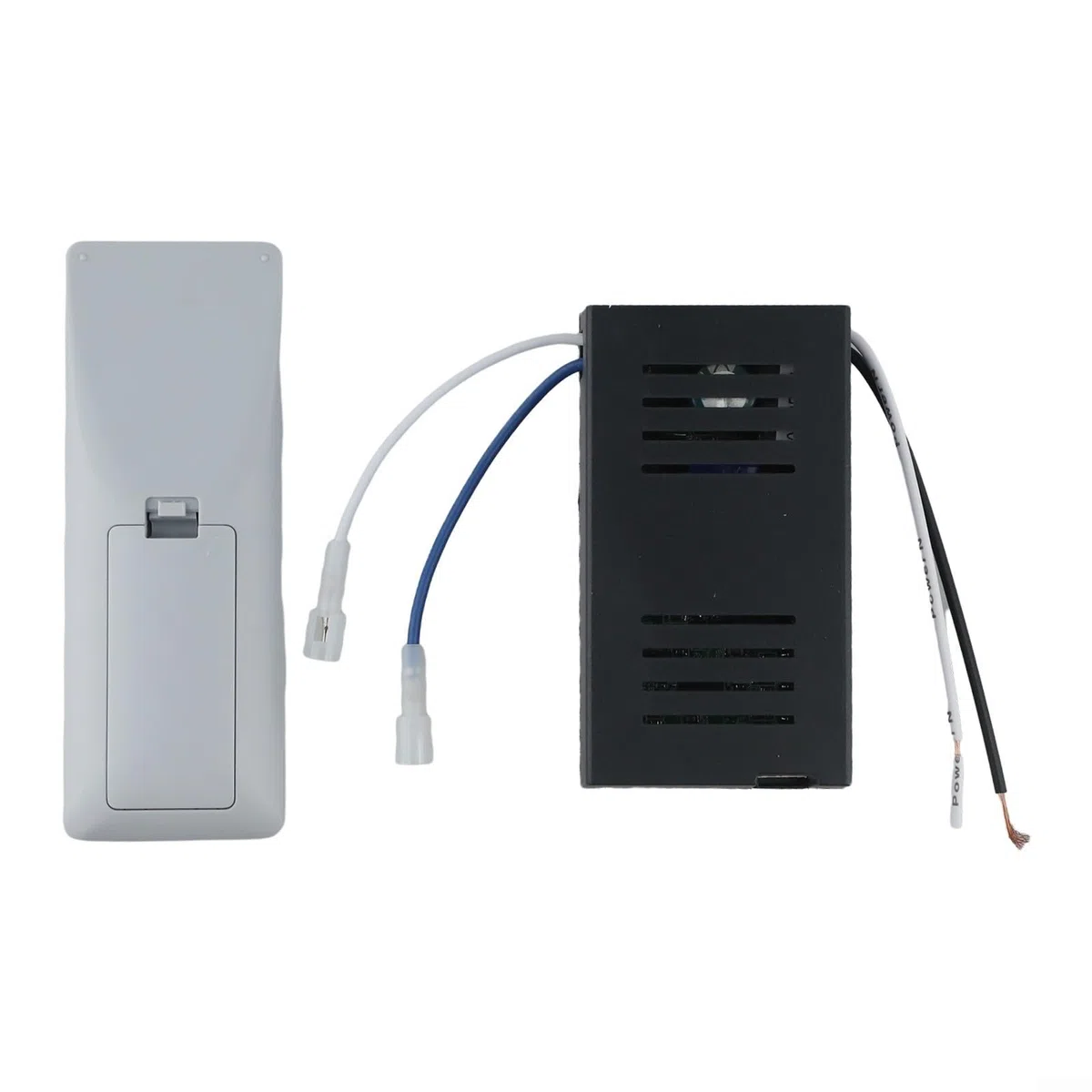 1 mando a distancia + receptor lámpara ventilador de techo dormitorio (A)