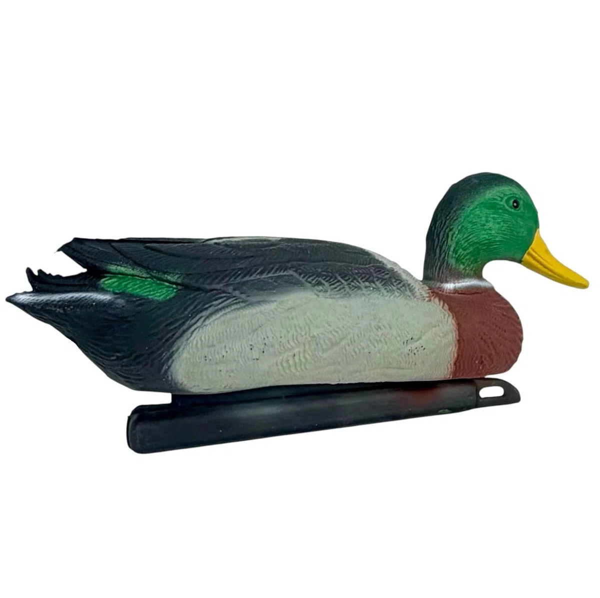 Pato para Estanque Flotante de Plástico Impermeable, Adorno de jardín Señuelo de Caza (1 Pato Artificial Multicolor)