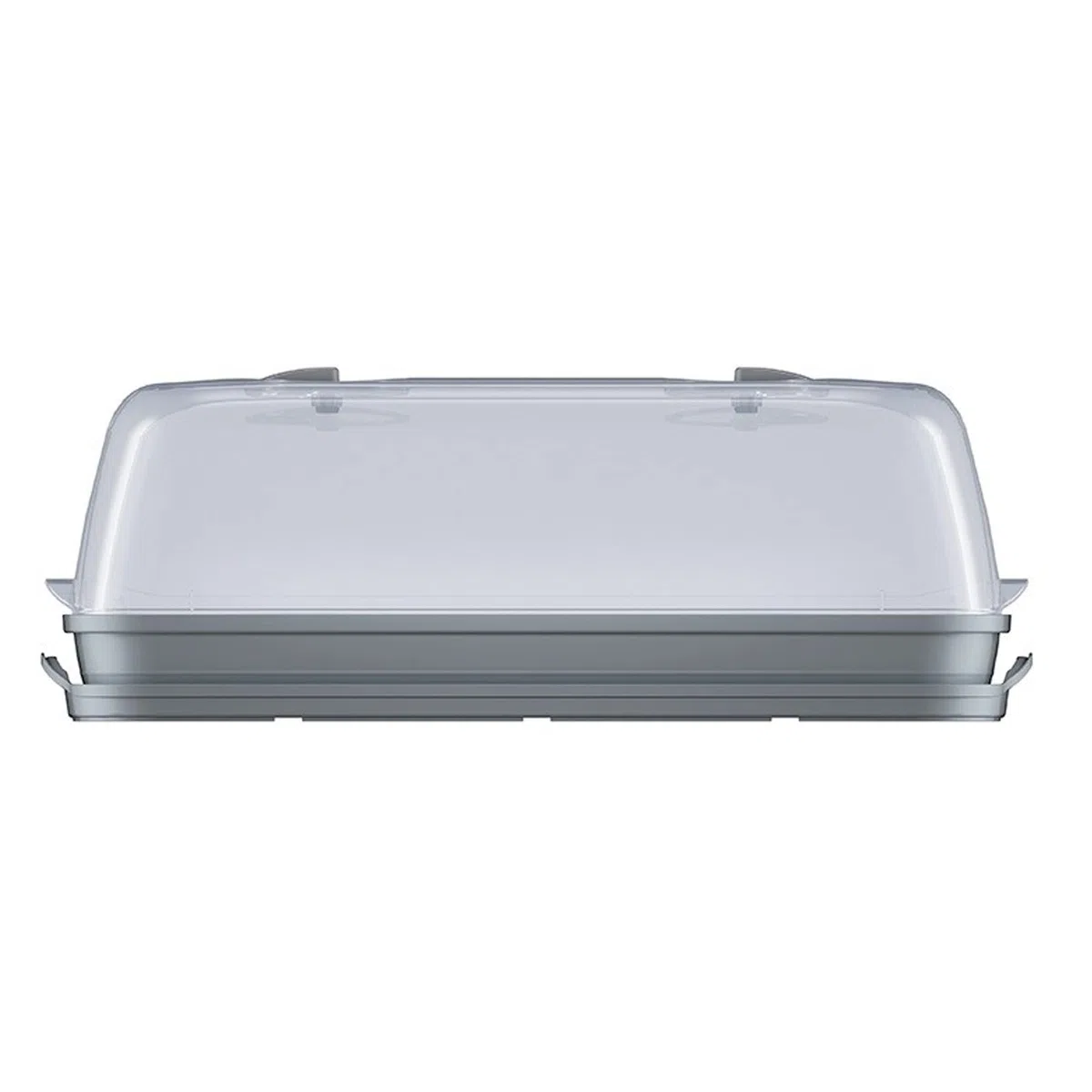 Prosperplast Semillero/Bandeja Multiusos con Tapa de policarbonato respana Table Greenhouse, Dimensiones (mm) 515x196x185, Color Gris Piedra