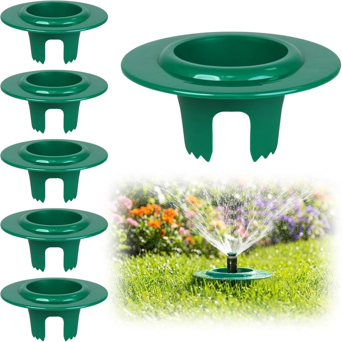 Protector para Cabezal de Aspersor | Instalación Fácil y Ajuste Seguro | Escudo Protector para Aspersores,para Césped Jardín Patio Granja