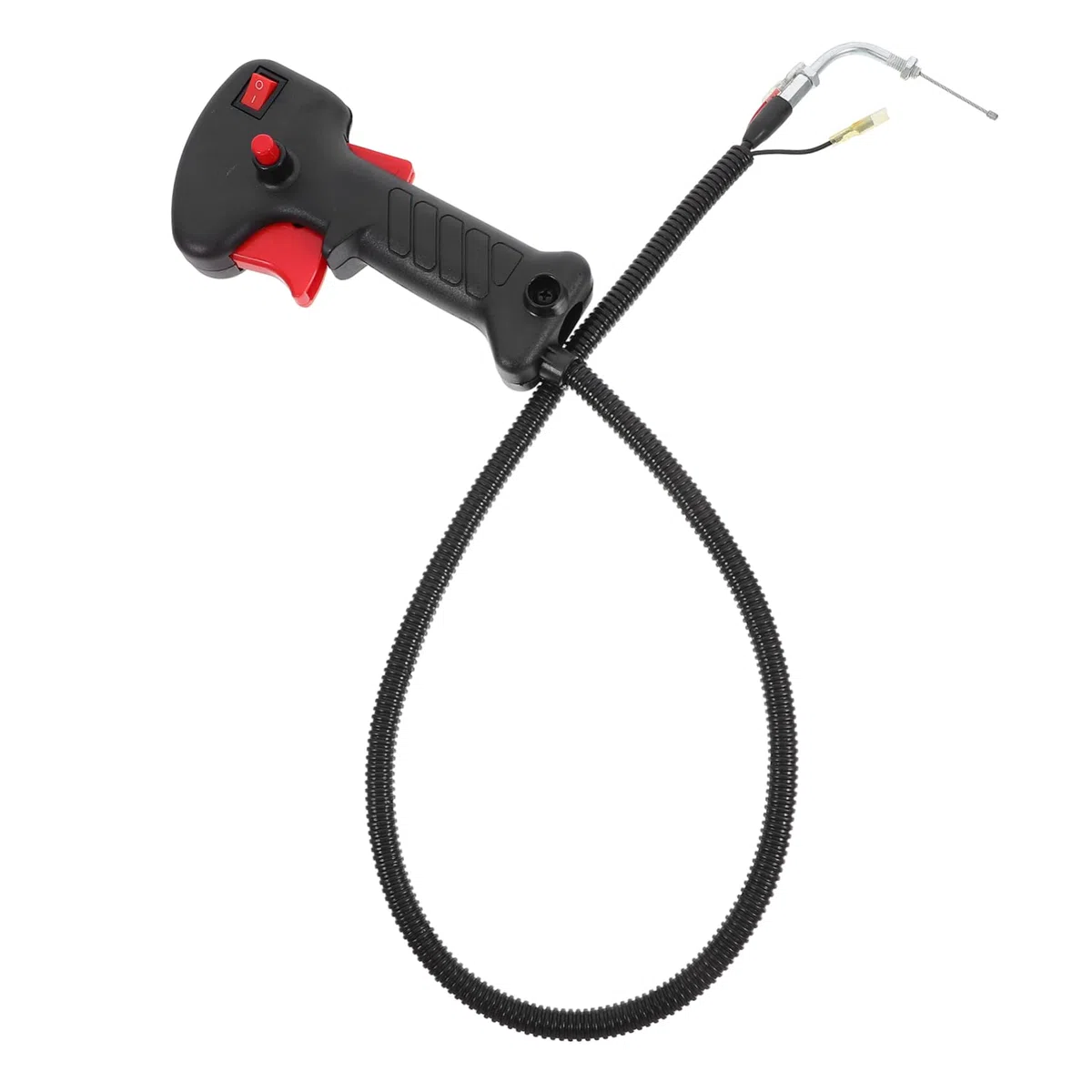 Mango De Recortadora De Césped Ergonómico para Desbrozadora 43cc-52cc, Empuñadura Derecha Ajustable con Interruptor y Cable, Accesorios Prácticos para Jardín y Mantenimiento del Césped