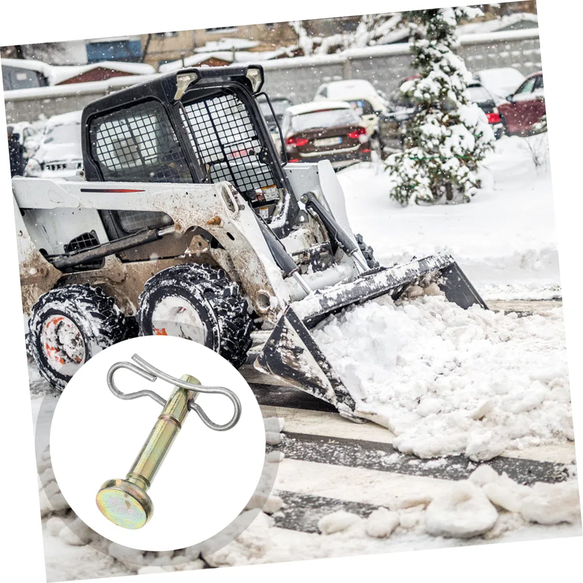 Kit Pasadores De Corte y Cotter para Quitanieves Compatible con Modelo y Incluye Pasadores y Cotter para Protección contra Daños por Hielo Reparación Fácil y Rápida del Soplador