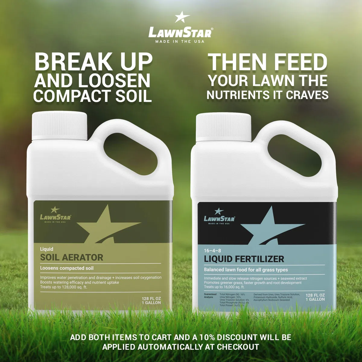 Aireador de suelo líquido LawnStar