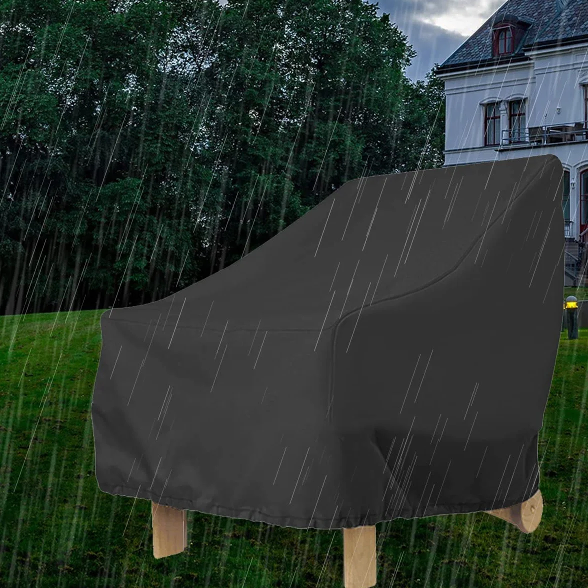 Funda Silla Adirondack 91x85x80cm 210D Oxford Tela Funda Silla Exterior Impermeable para Adirondack Chair Antipolvo Anti-UV Funda para Sillón de Jardin Funda para Sillas de Terraza