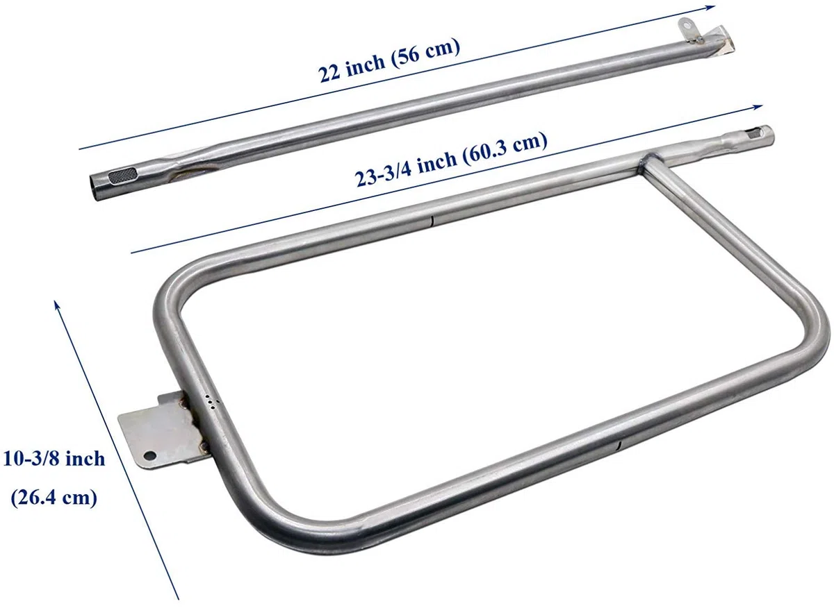 Quemador de Tubo de Piezas de Repuesto de Kit de reparación de Acero Inoxidable 60036, 80385 para Weber Q Series Q300, Q320, Q3000, Q3200, 404341, 57060001, 586002, 65032 Parrillas de Gas