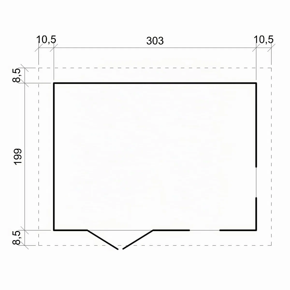 Caseta de Jardín Exterior de Madera 6,03 m², Cobertizo para Bicicletas, Caseta de Almacenamiento, Pared de 17 mm, Ventana, TIMBELA M334+M334G