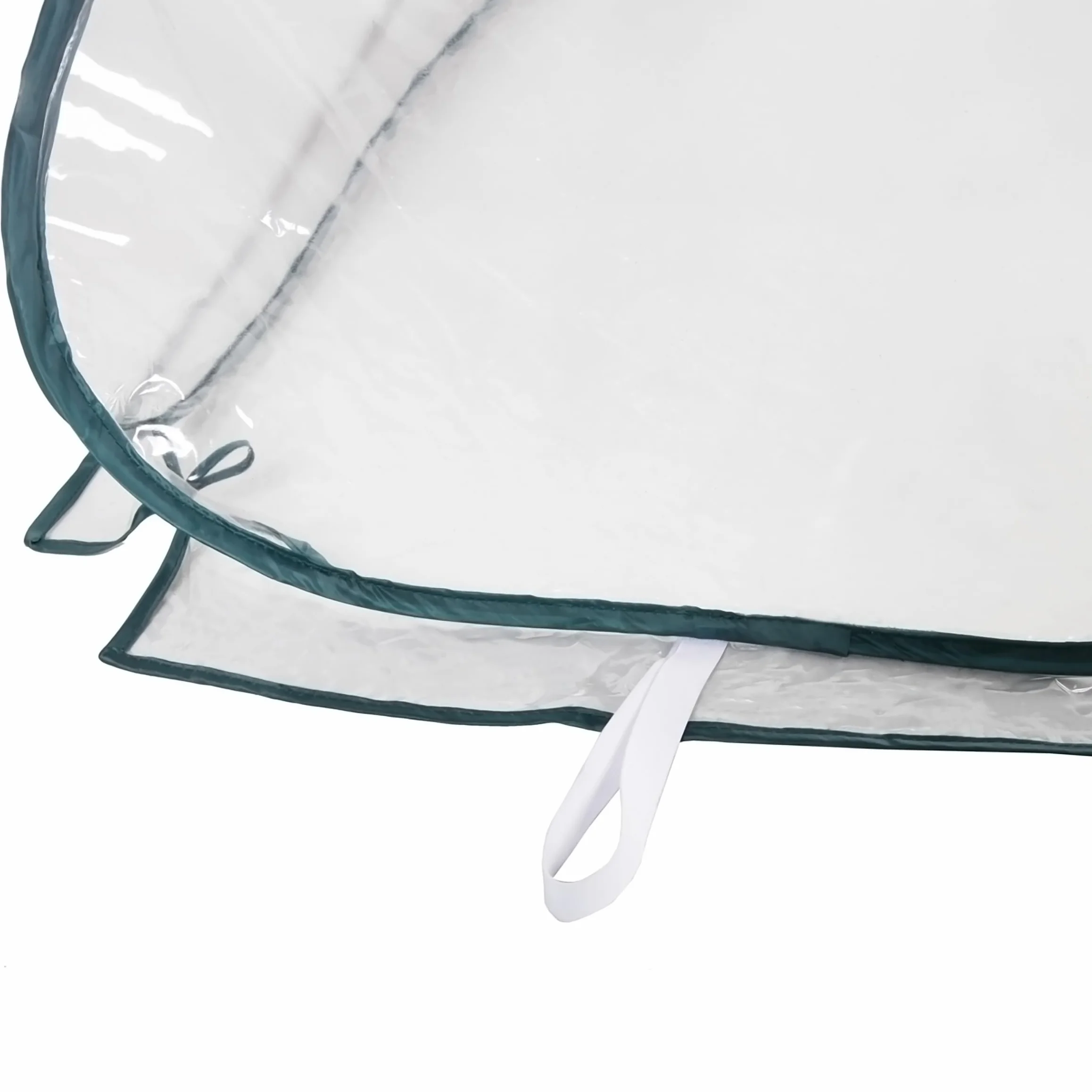 Mini láminas emergentes de invernadero de 60 x 60 cm – Pequeño invernadero para verduras, flores y hongos – Tienda de invierno de PVC transparente para plantas – No requiere montaje