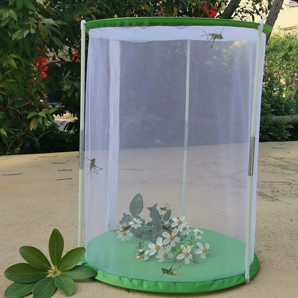Kit De Jardín De Mariposas para Hábitat De Mariposas E Insectos, Jaula Grande para Hábitat De Mariposas, Red Plegable para Insectos, Casa para Mariposas De 30x40cm