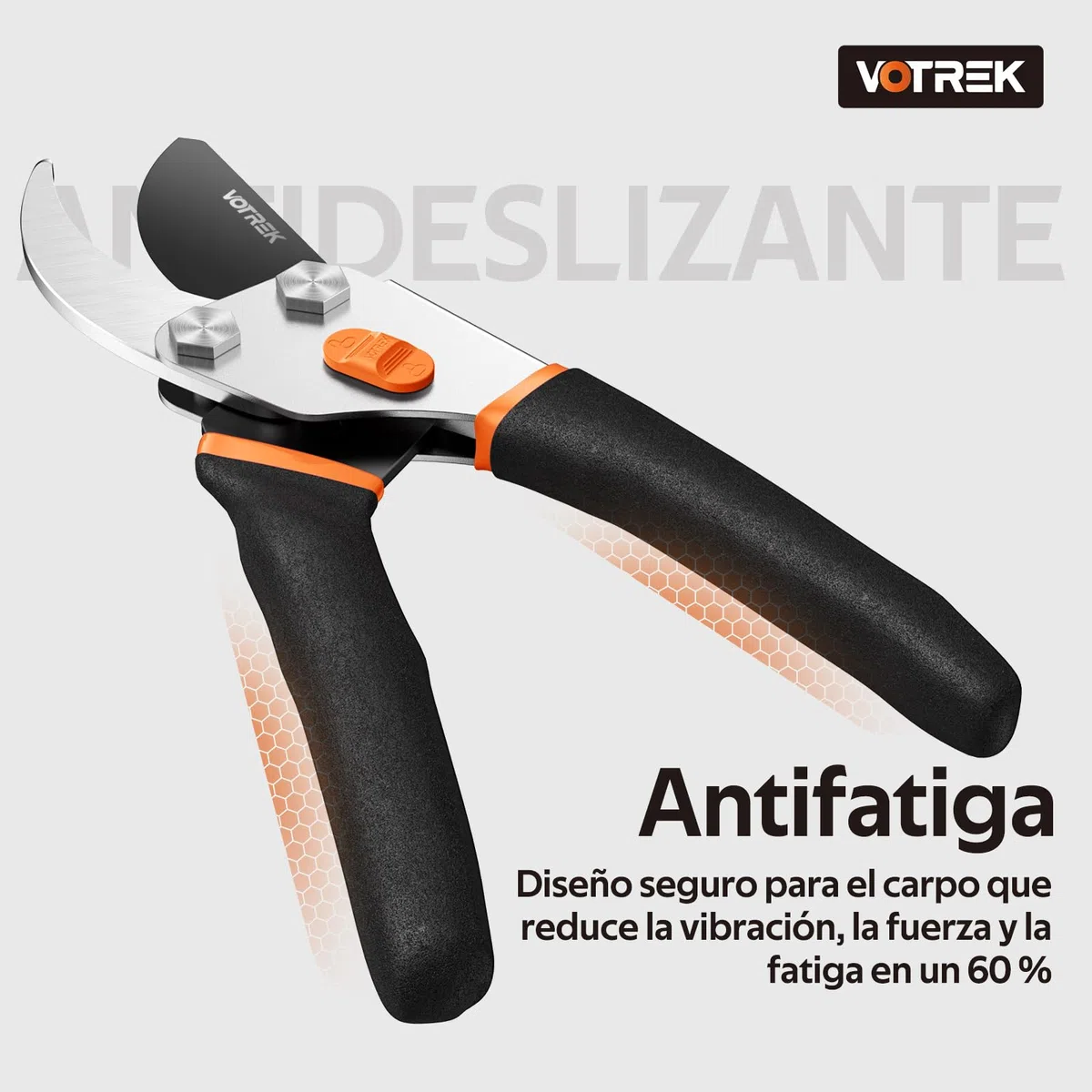 Tijeras de Poda Bypass 21,5 Cm – con Cuchillas SK5, Muelle Sellado Y Seguro Ambidiestro para Manos Débiles, las Tijeras de Jardinería Profesionales para Rosales Y Árboles Frutales – Regalo