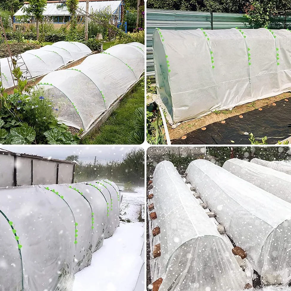 Anyingkai GardenAros De Invernadero,Garden Tunnel,Túnel Invernadero De Plastico,Aros De Soporte De Jardin,Túnel para Plantas,Aros De Invernadero para Cultivar Túneles (50PCS)