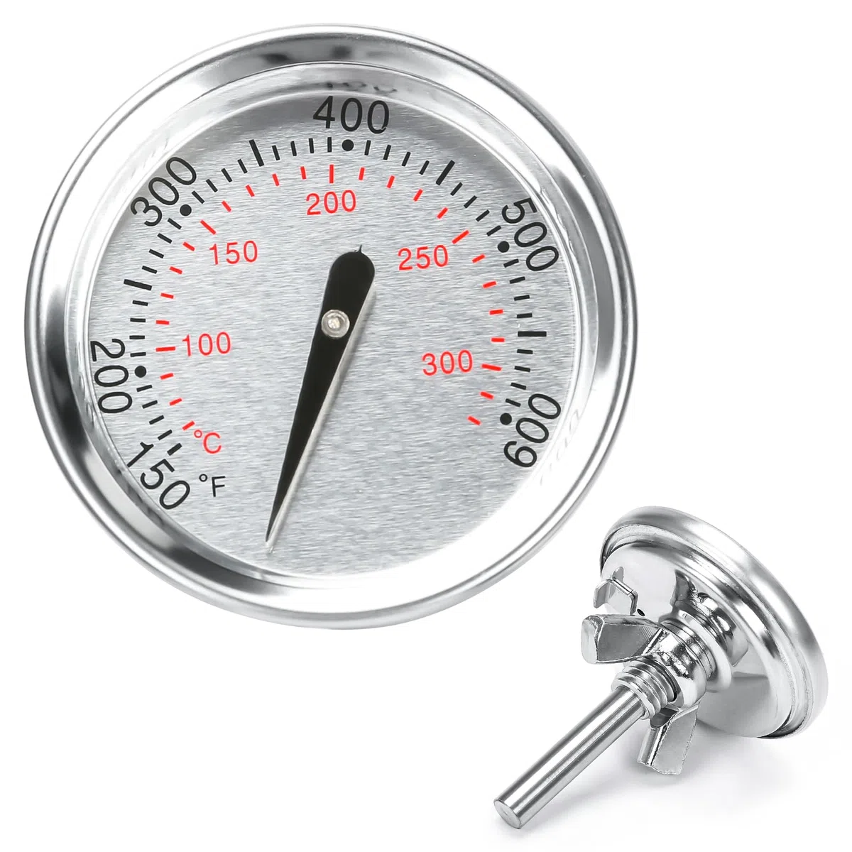 Denmay Termómetro para barbacoa de repuesto para medidor de temperatura Weber (para Weber Spirit 200 y 300 grills)