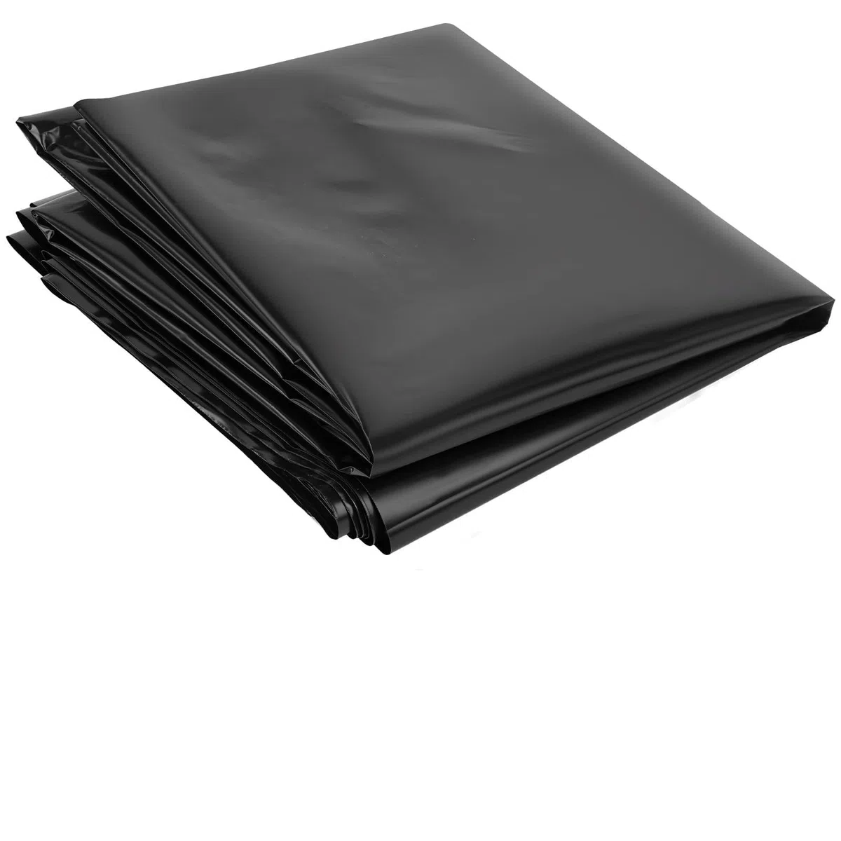 2 x 6M Plástico Invernadero Negro, Extra Gruesa Láminas de Polietileno de Efecto Invernadero de Plastico Cubretodo, Plastico Película Negro de Protección Las Plantas Láminas Jardín