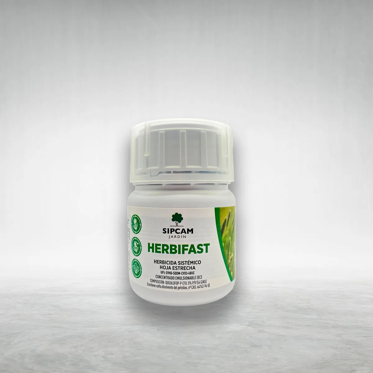 Herbicida para Malas Hierbas HERBIFAST de Hoja Estrecha MUY EFICAZ | 125 ml para diluir en 31 litros de Agua | Acción Sistémica y Rápida Absorción | Ideal Huertos y Cultivos Hortícolas | Nexum Market