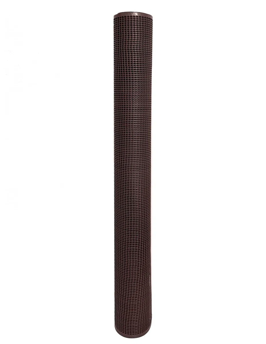 Jardin202 - Red de Plástico para Balcones y Terrazas | MARRÓN | Seleccione Medida y Cuadrado | 1x5 m (Cuadrado: 0,50 cm)