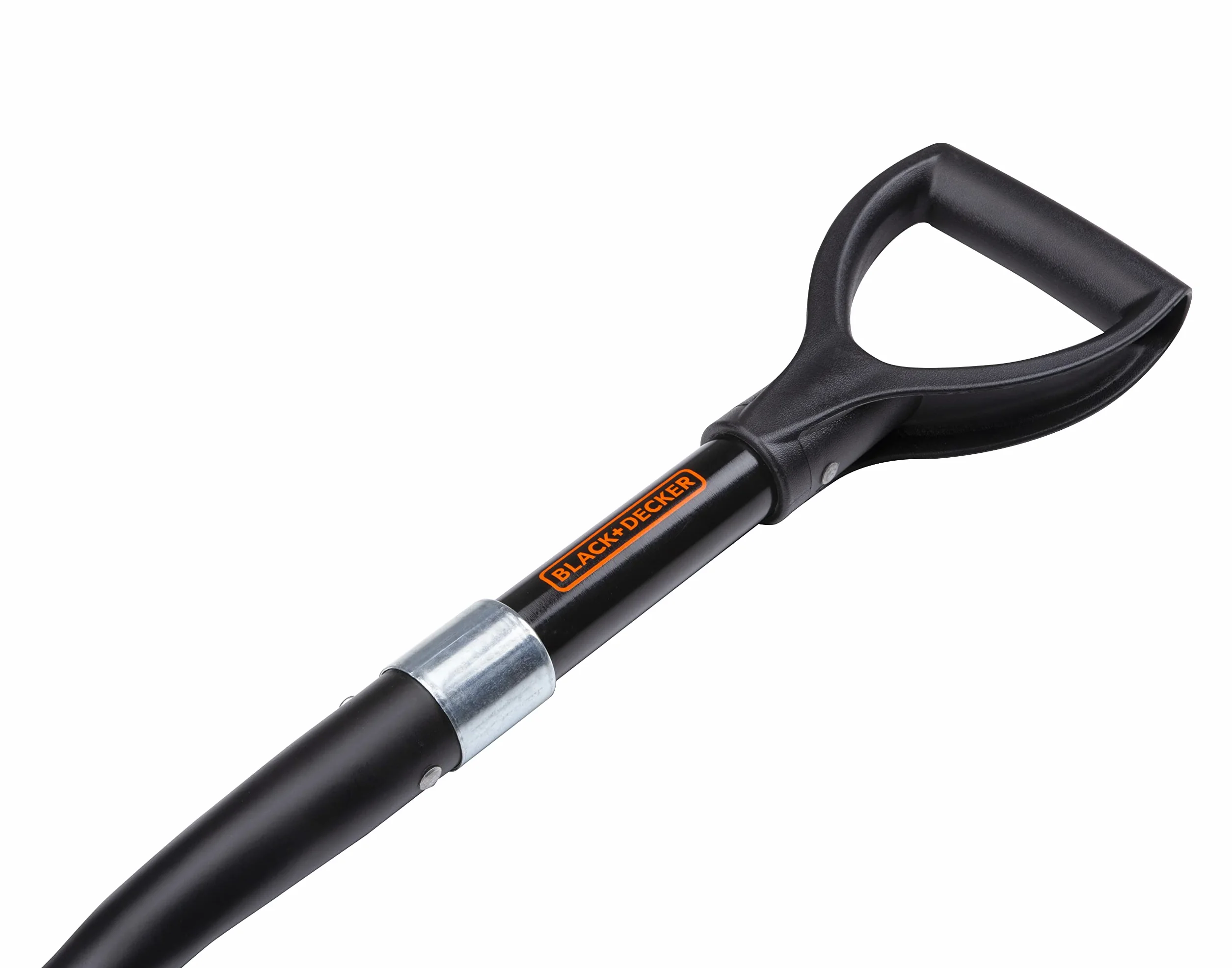 Black+Decker Pala - 67cm - 800gr - Inoxidable - Cabeza de Acero al Carbono y Mango de Fibra de Vidrio - Negro