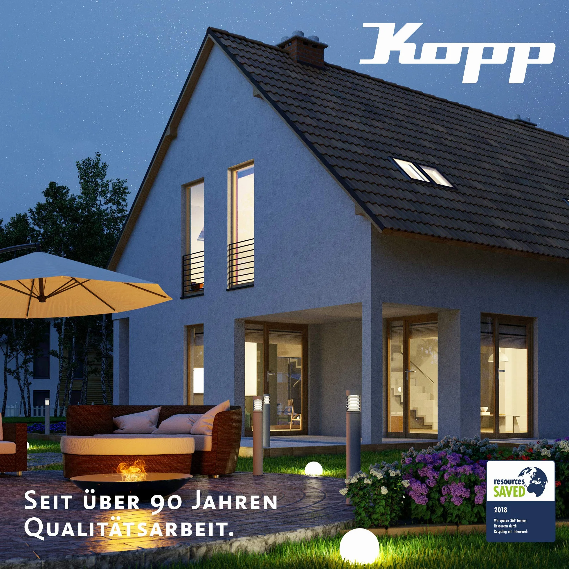 Kopp 145326012 - Enchufe para jardín (2 Unidades, Color Negro, Verde, conmutable Individualmente, con estaca, con función de luz), Color Negro