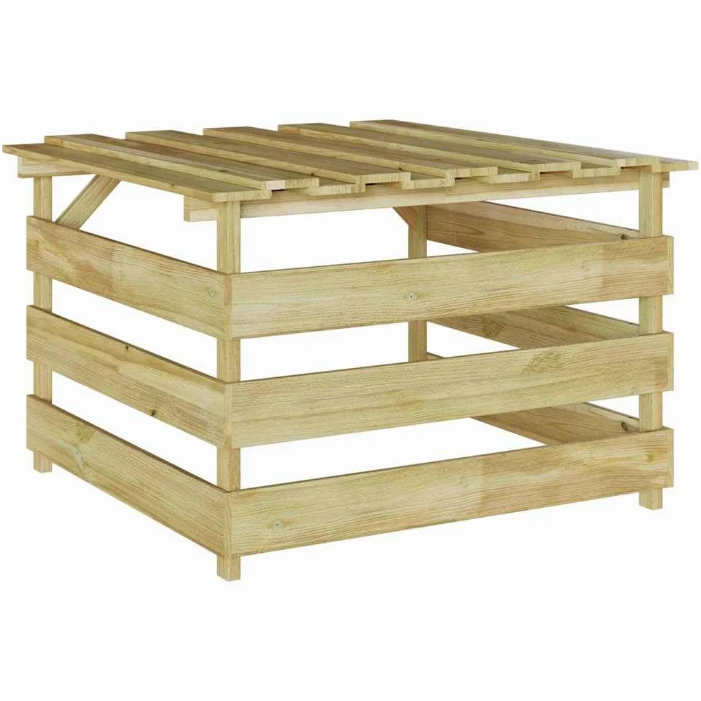 Cortacésped garaje de madera de pino impregnada marrón, 84 x 80 x 56 cm, cobertizo de jardín, cobertizo de jardín, resistente a la intemperie, para almacenamiento y almacenamiento en