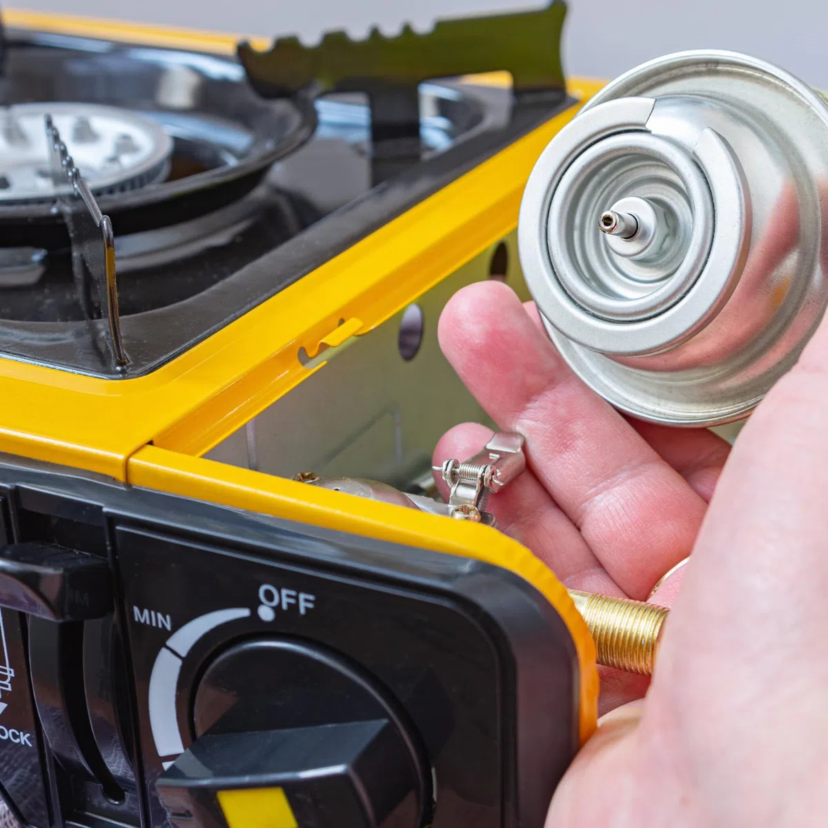 8 Unidades de Cartucho de Gas para Camping CP250 227 g con sistema de seguridad. Ideal para cocinas portátiles, sopletes, hornillos quemadores. bombona camping gas portátil, cartucho camping gas.