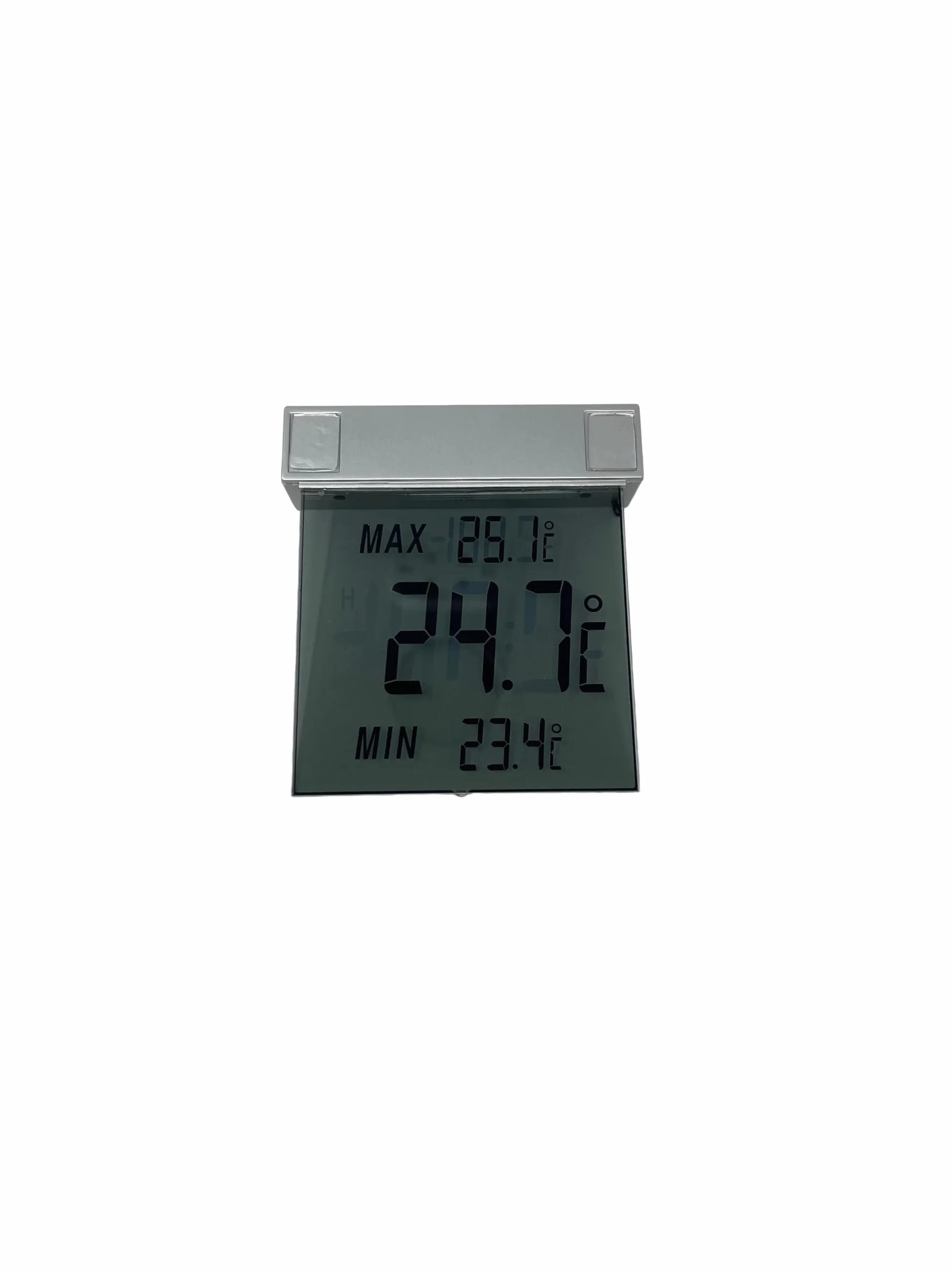 Termómetro de ventana digital TFA Dostmann Vision, 30.1025, pantalla grande con temperatura exterior, L 97 x An 22 x Al 105 mm