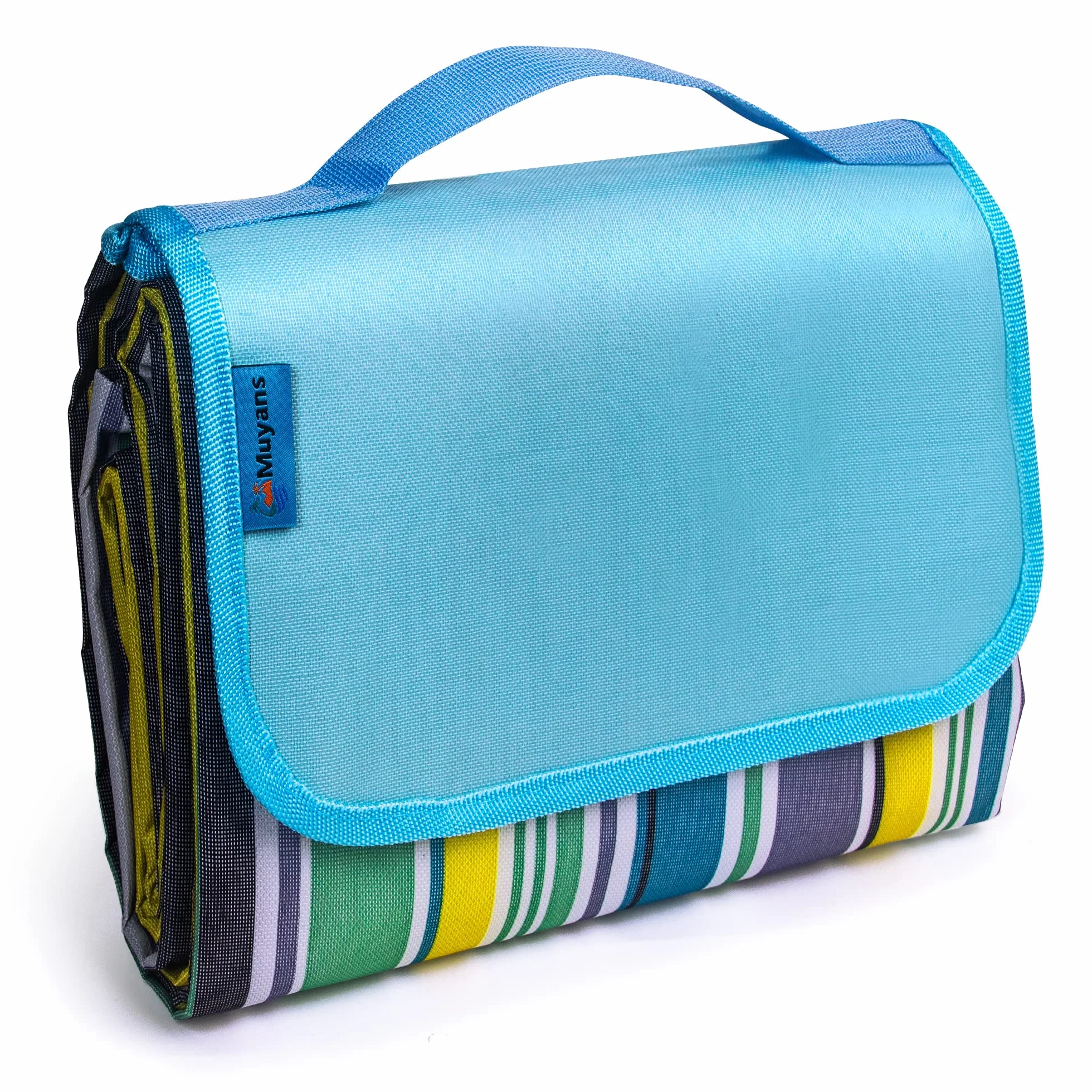 Manta Picnic Impermeable XXL 200 x 200 cm, Picnic Blanket, Manta de Playa Lavable Portátil, Adecuada para Picnic, Playa, Al Aire Libre, Barbacoa, Manta para Acampar de Viajes