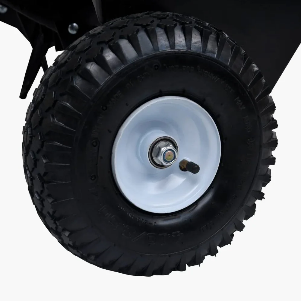 Aireador de césped para cortacésped de 102 cm con rodillo de acero, aireador de suelo, para césped y zonas verdes, fácil montaje, incluye acoplamiento universal