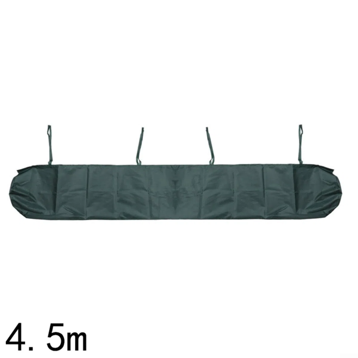 Funda de almacenamiento para toldo de exterior, impermeable, impermeable, 4,5 m, color verde