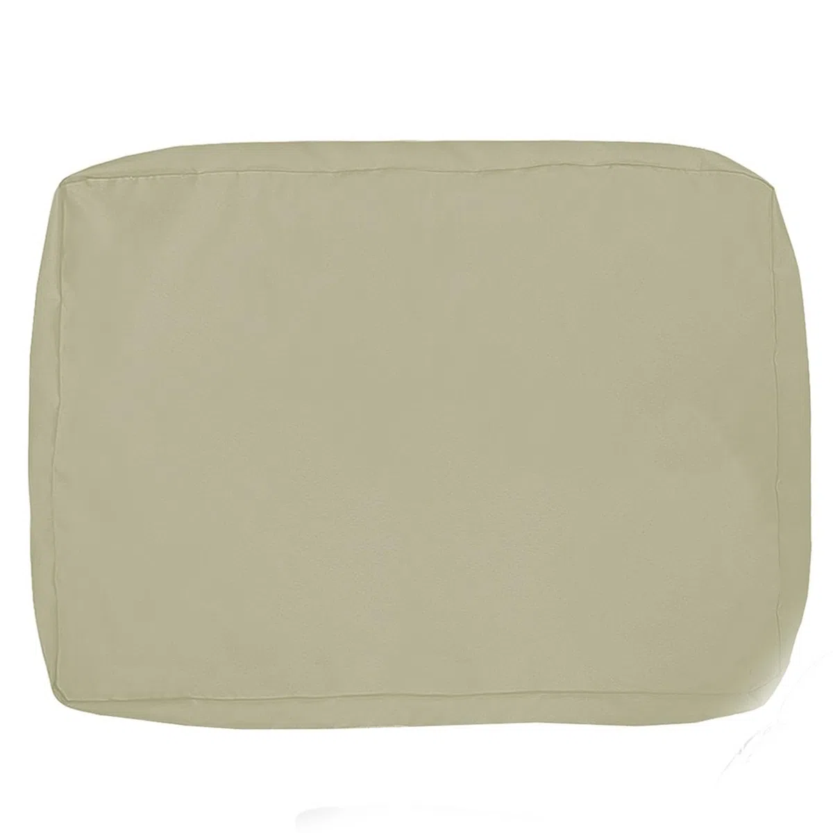 Genérico Fundas de Cojín para Patio Exteriores con Cremallera, Impermeables Cubiertas Cojines para Sofá Seccional, Silla y Sofá de Mimbre(Beige,60x70x8cm)