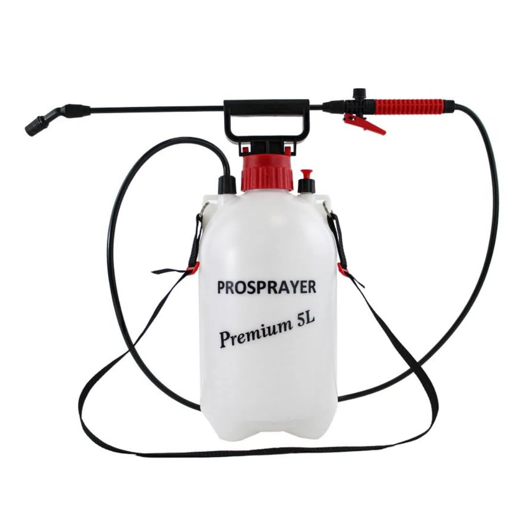 Phoenix Pulverizador Agua 5L Profesional – Fumigadora Pulverizador Manual con Lanza Ajustable, Sulfatadora Manual con Correa – Pulverizadore Plantas para Jardines, Cultivos, Herbicidas