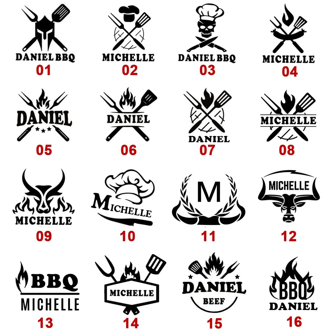 Plancha Personalizada para Hamburguesas/Bistecs, Sello Personalizado para Cubitos De Hielo, Plancha para Barbacoa Sellos De Cuero Sellos para Bodas, Madera Papel Plástico, Regalo para Papá