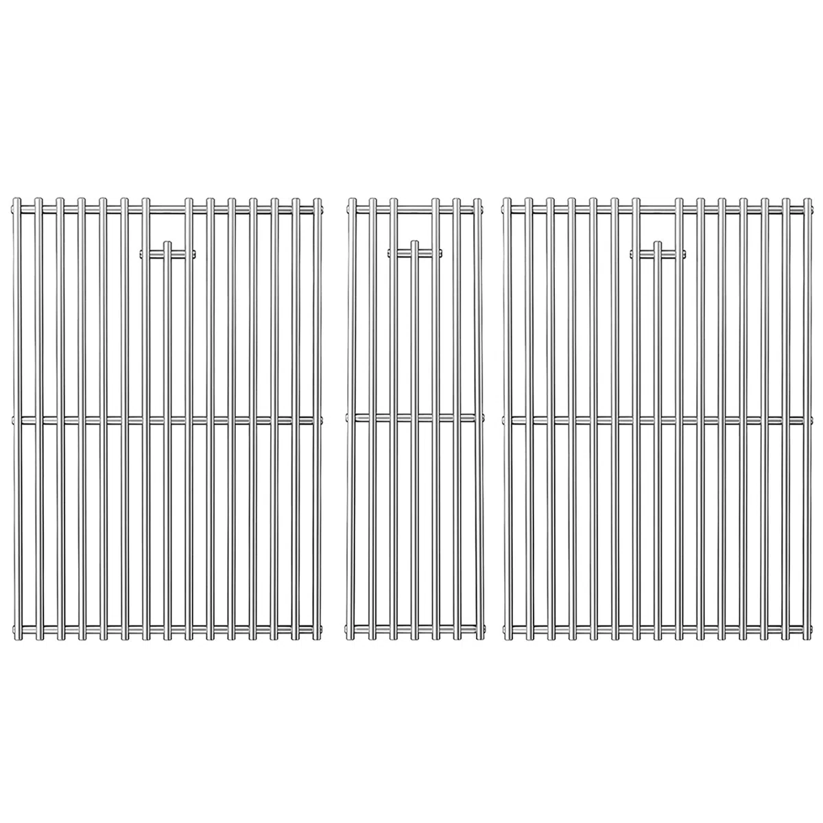 Orgneas Rejillas de Cocina para Nexgrill 720-0882A Evolution Infrared Plus de 5 quemadores, Parrilla de Varilla sólida de Acero Inoxidable, Piezas de Repuesto, Paquete de 3