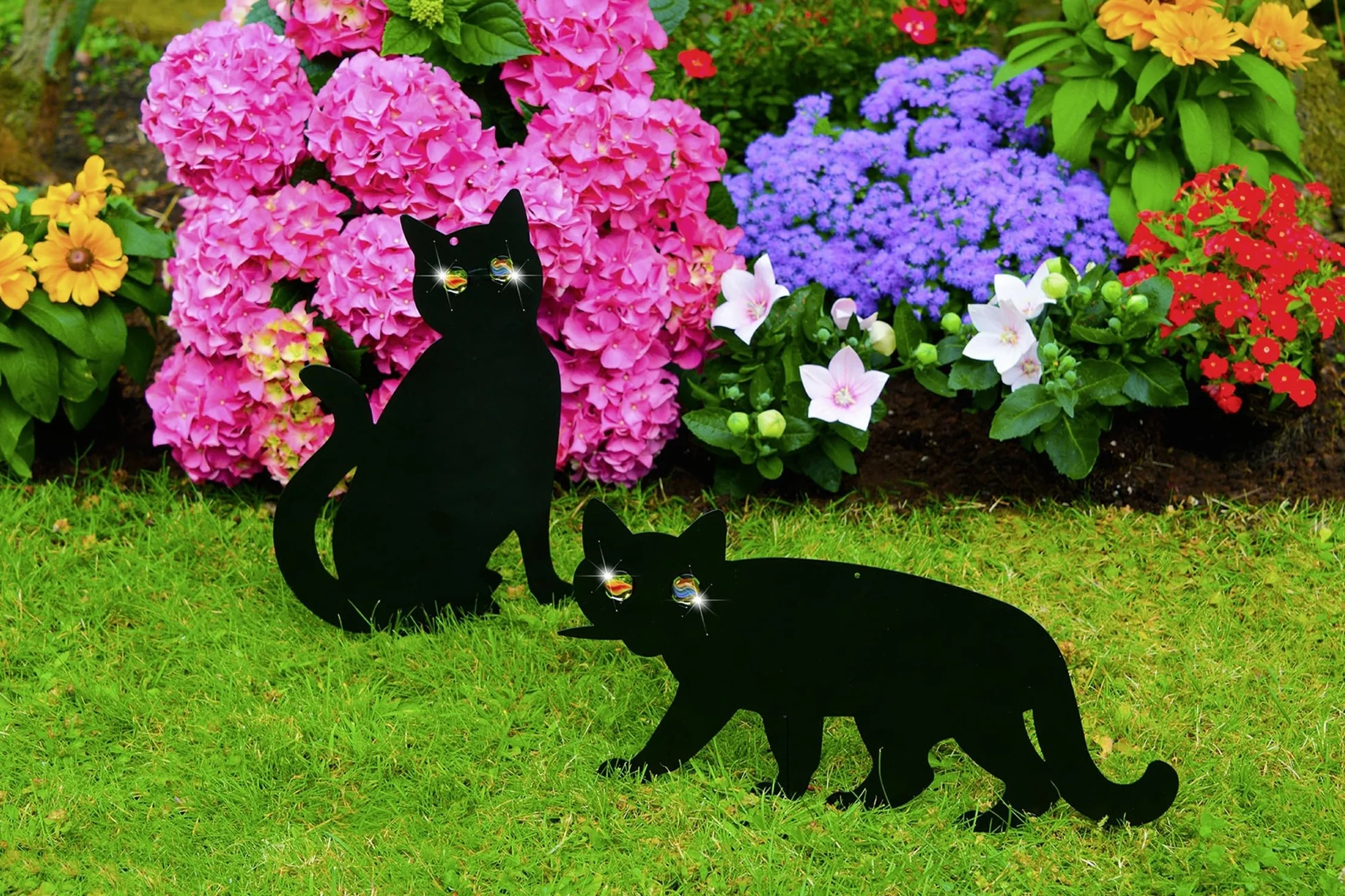 Maximex pájaro Ahuyentador Gatos Juego de 2, Negro, 1.6 x 37 x 29 cm, 71964900