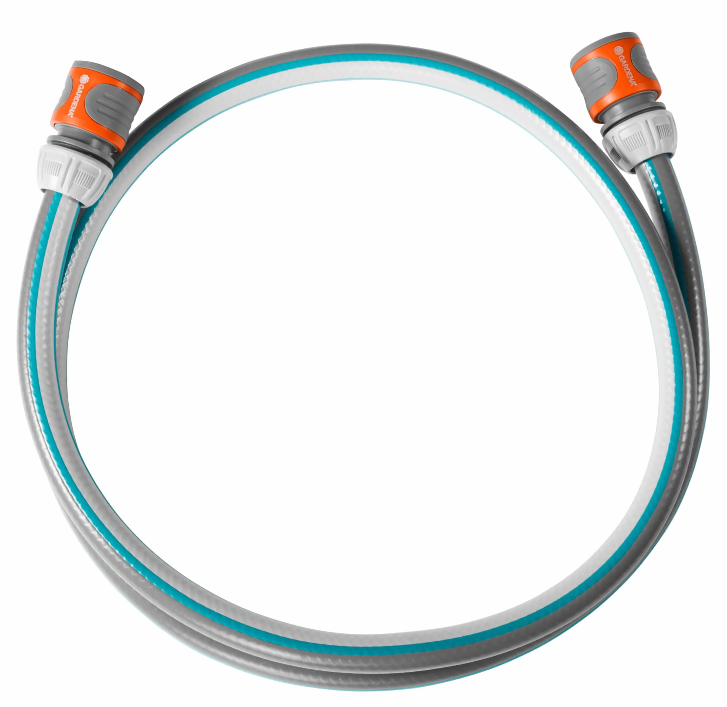 Gardena 18011-20 - Set de conexión de 13.mm (1/2""), 1,5.m, adaptador de manguera para conectar el carro portamanguera multicolor