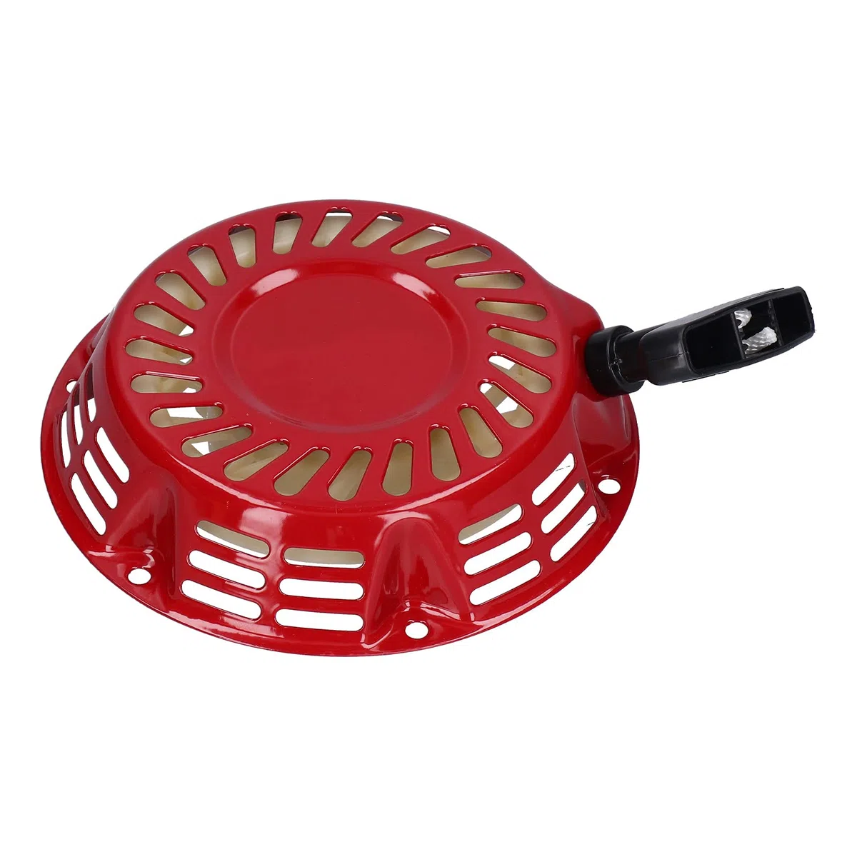 Conjunto de Material Premium de Arranque Manual para Generadores 168f GX160, Aleación de Aluminio de Rebobinado Rápido Rojo 6.9", Arranque Estable del Generador