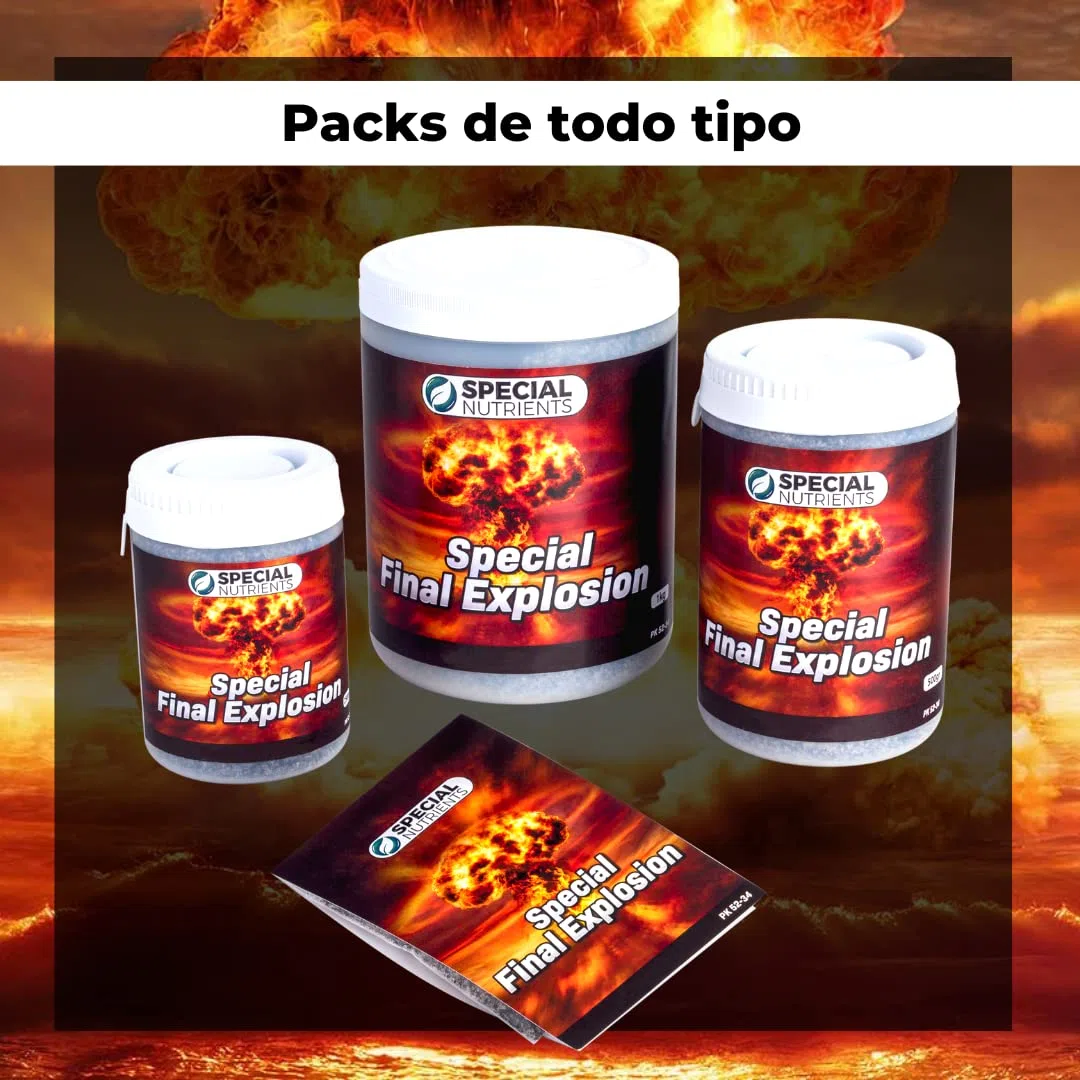 Special Nutrients - Cogollador Revienta tu Cosecha - Engorde Masivo Flores Rápido y de Calidad - Abono Explota Cogollos Pk 52-34 (250gr)