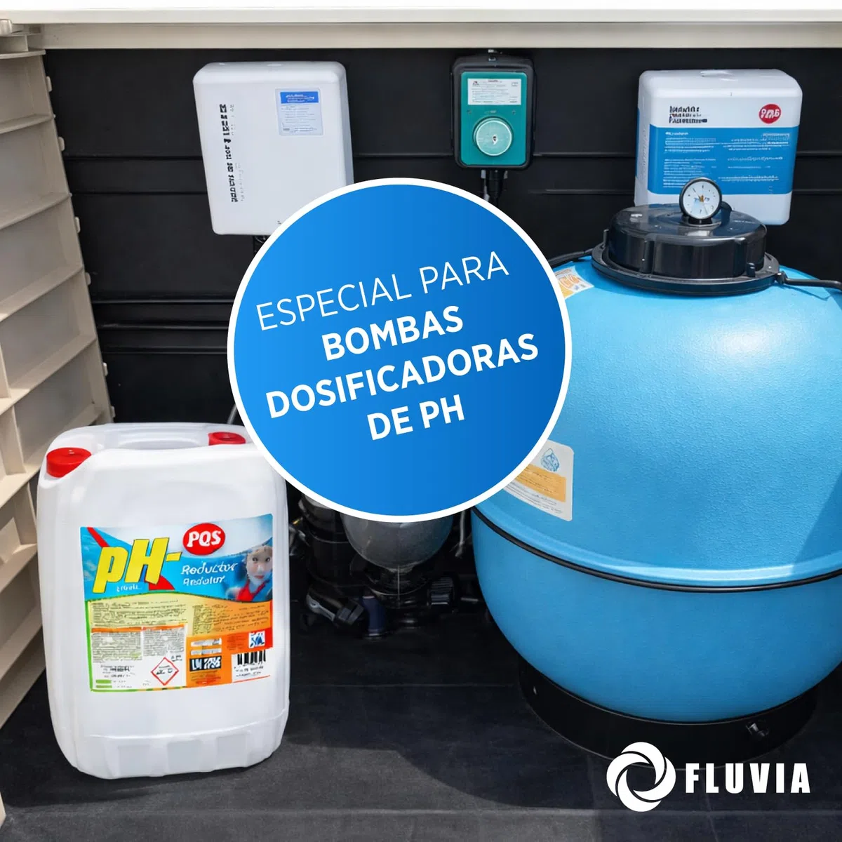 Minorador de pH Líquido 20L (25kg) – PH Minus para Piscinas y Clorador Salino – Reductor de pH Profesional con Ácido Sulfúrico 15% – Tratamiento Agua Piscina