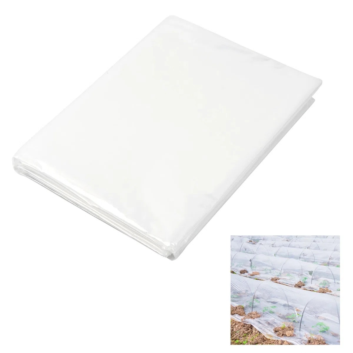 3x6m Transparente Película de Polietileno,Cubierta Invernadero Plastico,Película de Invernadero supergruesa,Película de Invernadero Cubierta de plástico,para Jardinería,Agricultura