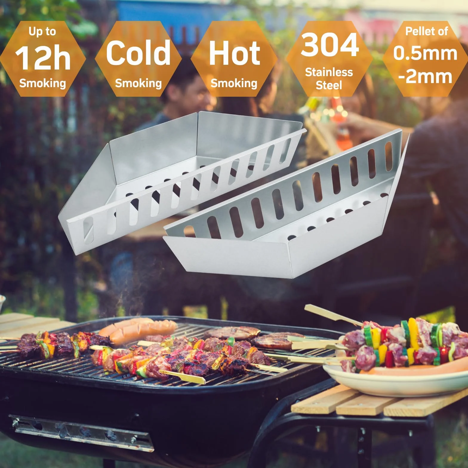 Cesta de carbón para barbacoa Weber - Accesorio BBQ para parrillas de bola de 57 cm - Cestas de carbón y bandeja de carbón - Compatible con las parrillas de carbón Weber 7403 y One-Touch