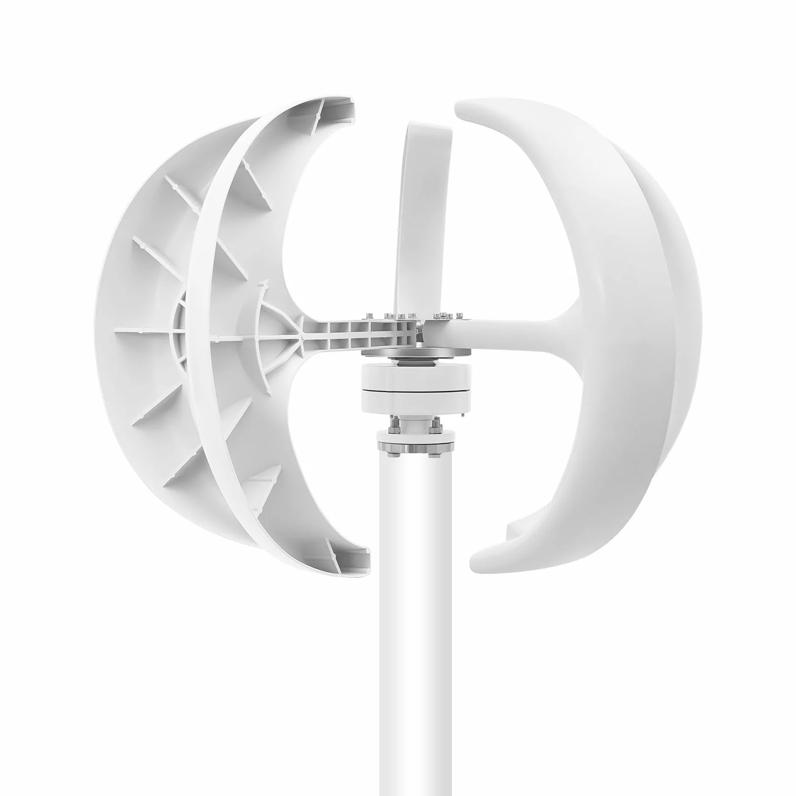 Aerogenerador vertical 600W 24V a 5 aspas con controlador IP67