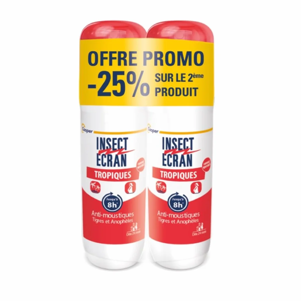 Cooper - Repelente de insectos, lote de 2 x 75 ml